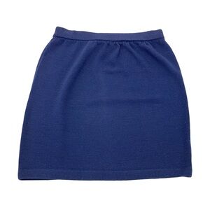 St. John Knit Skirt 6 Navy